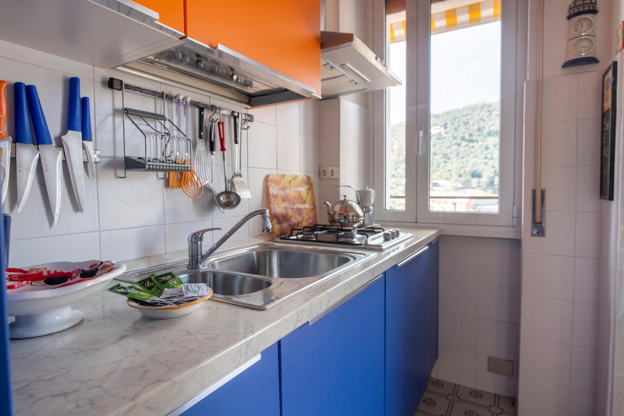 239 - Casa Del Sole Vista Mare Moneglia - 5Minuti A Piedi Dal Mare - Parcheggio Privato Apartment Екстериор снимка