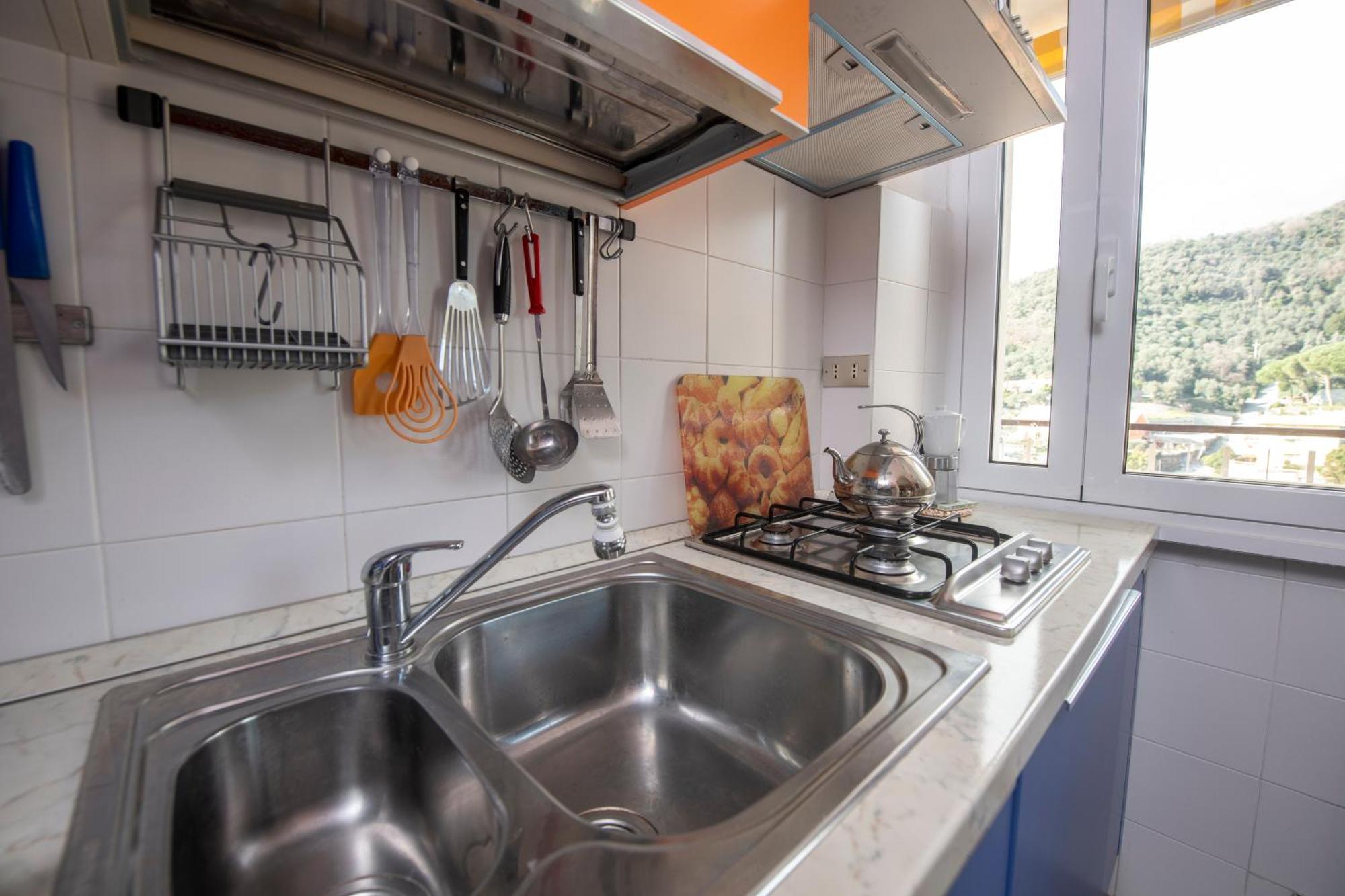 239 - Casa Del Sole Vista Mare Moneglia - 5Minuti A Piedi Dal Mare - Parcheggio Privato Apartment Екстериор снимка